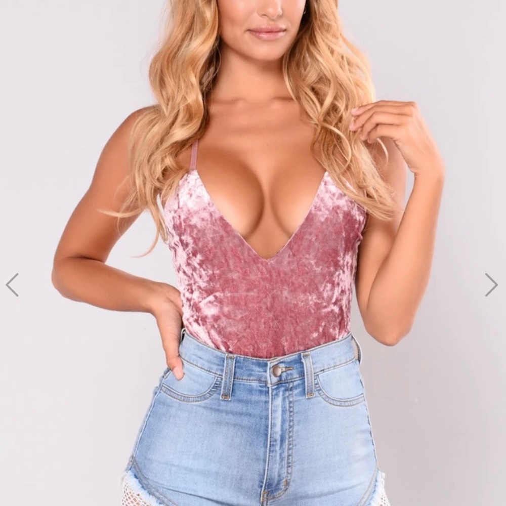 Crushed Velvet Bodysuit